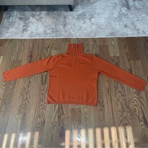 Lord & Taylor Vibrant Orange Cashmere Sweater